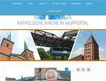 Tablet Screenshot of kath-wuppertal.de